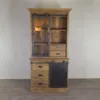 Vitrine Bücherschrank Teakholz 1,13 m – Bild 2