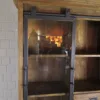 Vitrine Bücherschrank Teakholz 1,13 m – Bild 15