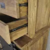 Vitrine Bücherschrank Teakholz 1,13 m – Bild 19