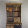 Vitrine Bücherschrank Teakholz 1,13 m – Bild 4