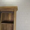 Vitrine Bücherschrank Teakholz 1,13 m – Bild 6