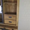 Vitrine Bücherschrank Teakholz 1,13 m – Bild 7