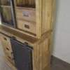 Vitrine Bücherschrank Teakholz 1,13 m – Bild 8