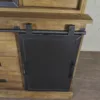 Vitrine Bücherschrank Teakholz 1,13 m – Bild 10