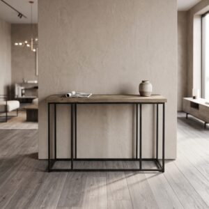 Wandtisch Konsolentisch Teakholz 1,40 m
