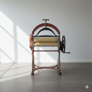 Wäschemangel Jugendstil 1900 Gusseisen