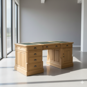 Schreibtisch Teakholz 1,80 m