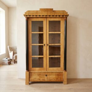 Vitrine Bücherschrank Biedermeier 1840 Kirschbaum