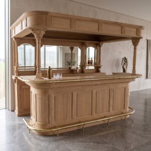 Hausbar Theke Mahagoni 3,00 m