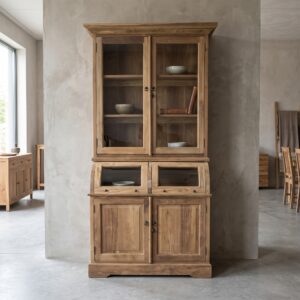 Buffetschrank Vitrine 1,14 m Teakholz