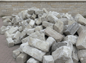 Sandstein Sandsteinquader Sandsteinblöcke Elbsandstein