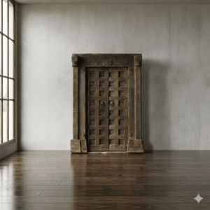 Tür Eingangstür Haustür 1920 Teakholz