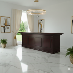 Empire Bar Theke Tresen Mahagoni 3,60 m