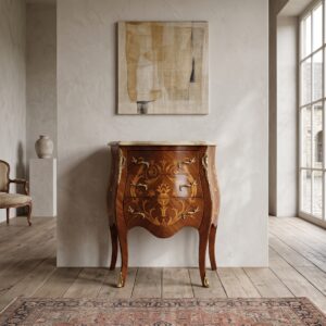 Kommode Barockstil Nussbaum 0,65 m