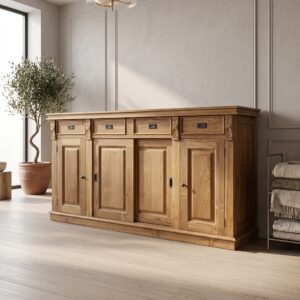 Sideboard Anrichte Teakholz 2,00 m