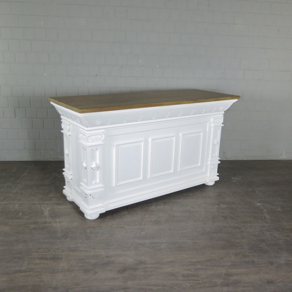 Theke Tresen Bella Elegance 1,70 m Teakholz – Bild 4