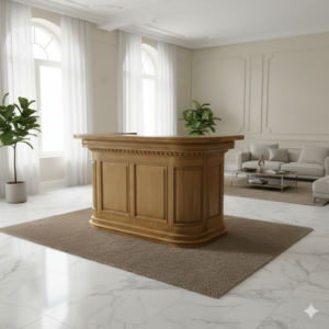 Englische Bar Tresen Teakholz 2,00 m