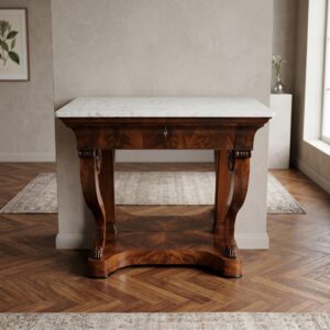 Wandtisch Konsolentisch Biedermeier 1820 Mahagoni
