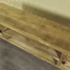 Lowboard TV-Möbel Mangoholz 2,00 m – Bild 5