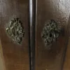 Schrank Aufsatzschrank Barock 1760 Eiche – Bild 9