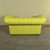 Chesterfield Sofa Couch Leder Gelb 1,80 m – Bild 12