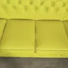 Chesterfield Sofa Couch Leder Gelb 2,40 m – Bild 16