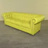 Chesterfield Sofa Couch Leder Gelb 2,40 m – Bild 19