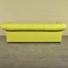 Chesterfield Sofa Couch Leder Gelb 2,40 m – Bild 20