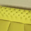 Chesterfield Sofa Couch Leder Gelb 2,40 m – Bild 10