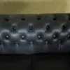 Chesterfield Sofa Couch Leder Anthrazit 1,85 m – Bild 3