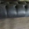 Chesterfield Sofa Couch Leder Anthrazit 1,85 m – Bild 4