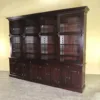 Bibliotheksschrank Schrank Mahagoni 3,10 m – Bild 3
