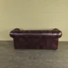 Chesterfield Sofa Couch Leder Rot-Braun 2,07 m – Bild 10