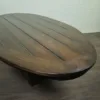 Esstisch Tisch Oval Teakholz 2,30 m x 1,10 m – Bild 9