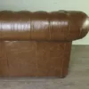 Chesterfield Sofa Couch Leder Cognac 2,07 m – Bild 9