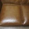 Chesterfield Sofa Couch Leder Cognac 1,67 m – Bild 6
