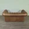 Chesterfield Sofa Couch Leder Mocca 1,85 m – Bild 6