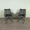 Retro Design Stuhl Esszimmerstuhl Lodengrün – Bild 14