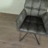 Retro Design Stuhl Esszimmerstuhl Lodengrün – Bild 5
