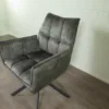 Retro Design Stuhl Esszimmerstuhl Lodengrün – Bild 7
