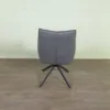 Retro Design Stuhl Esszimmerstuhl Grau PU-Leder – Bild 11