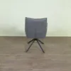 Retro Design Stuhl Esszimmerstuhl Grau PU-Leder – Bild 10