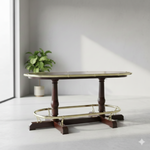 Stehtisch Bartisch Mahagoni 2,30 m x 1,29 m