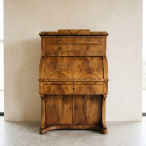 Sekretär Schreibtisch Biedermeier 1820 Nussbaum