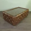 Chesterfield Couchtisch Braun 1,30 m x 0,80 m