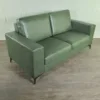Couchgarnitur Olive 3-2-1 Leder – Bild 13