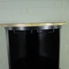 Minibar Weinregal 1,51 m Metall Mangoholz – Bild 5