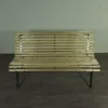 Sitzbank Parkbank Holz-Bank 3-Sitzer Gusseisen – Bild 2