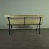 Sitzbank Parkbank Holz-Bank 3-Sitzer Gusseisen – Bild 8