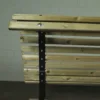 Sitzbank Parkbank Holz-Bank 3-Sitzer Gusseisen – Bild 9